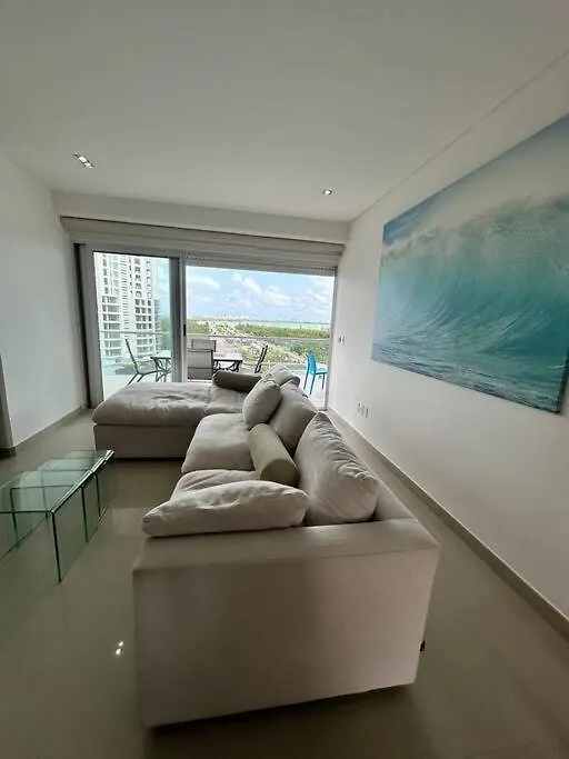 Ocean And Lagoon View Apartment Unique Style, Just 5 Minutes From Hotel Zone Cancun Mexico