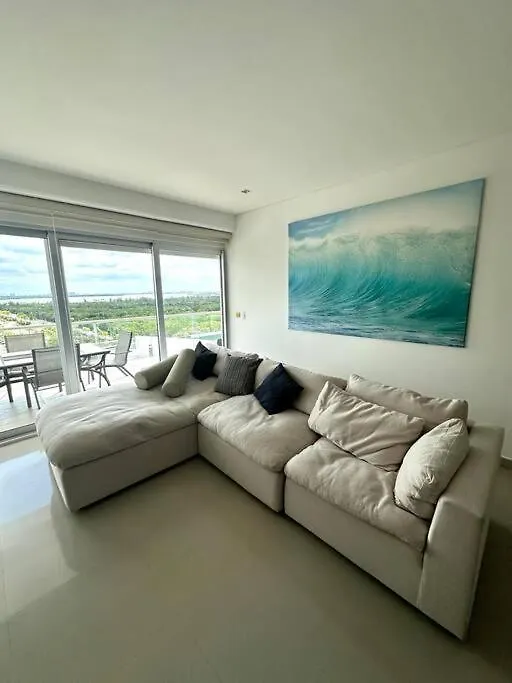 Ocean And Lagoon View Apartment Unique Style, Just 5 Minutes From Hotel Zone Cancun